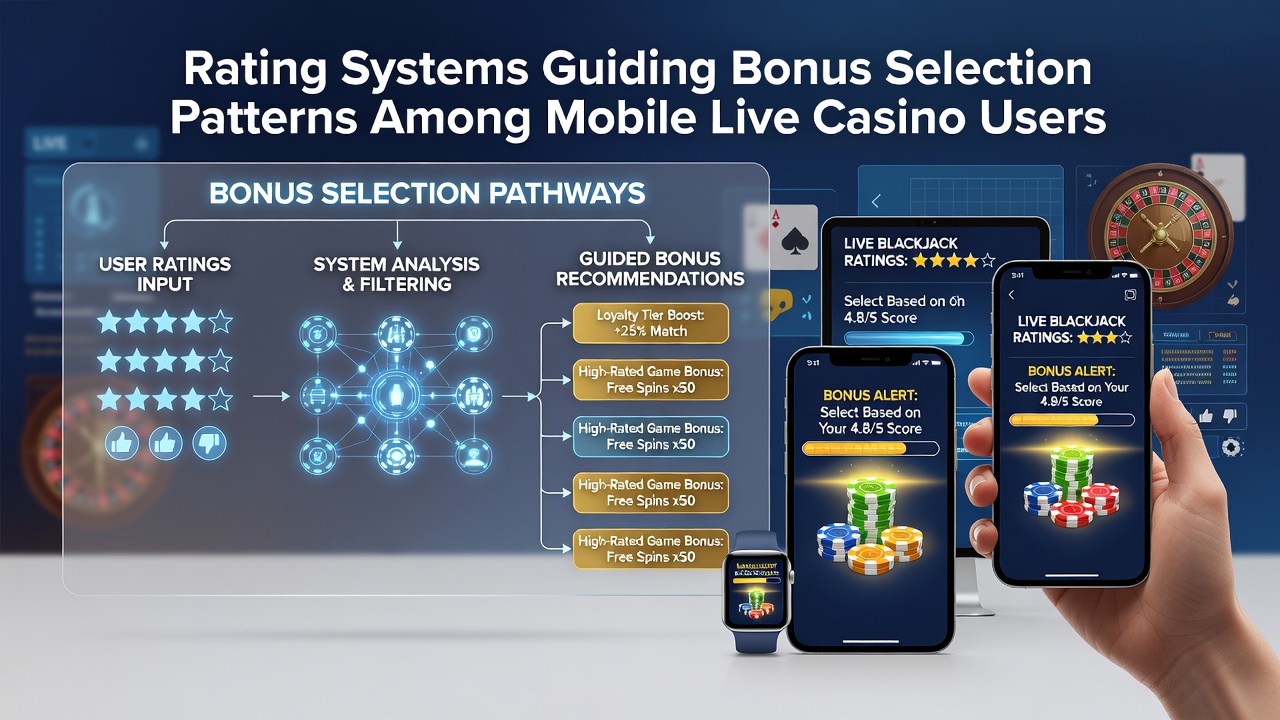 Grafische Darstellung von Nutzerpräferenzen und Bonusauswahlmustern in mobilen Live-Casino-Apps basierend auf Bewertungsdaten