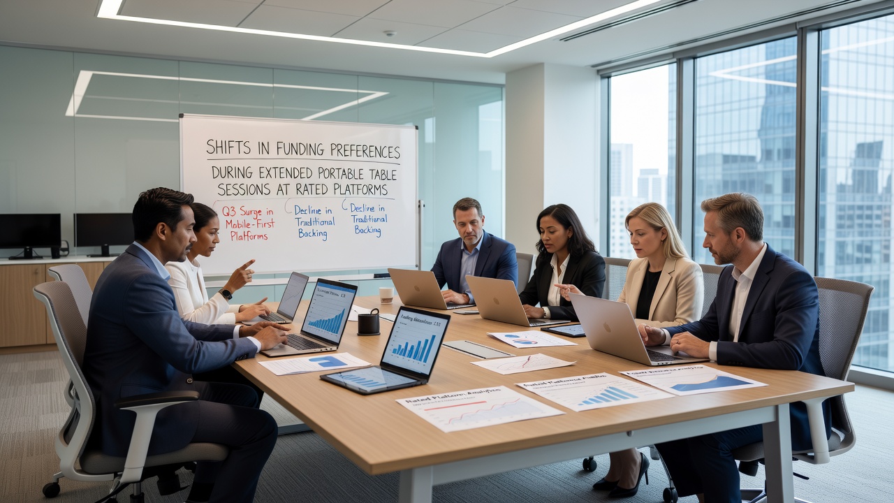 Analyse von Präferenzverschiebungen bei Finanzierungen in erweiterten mobilen Sessions