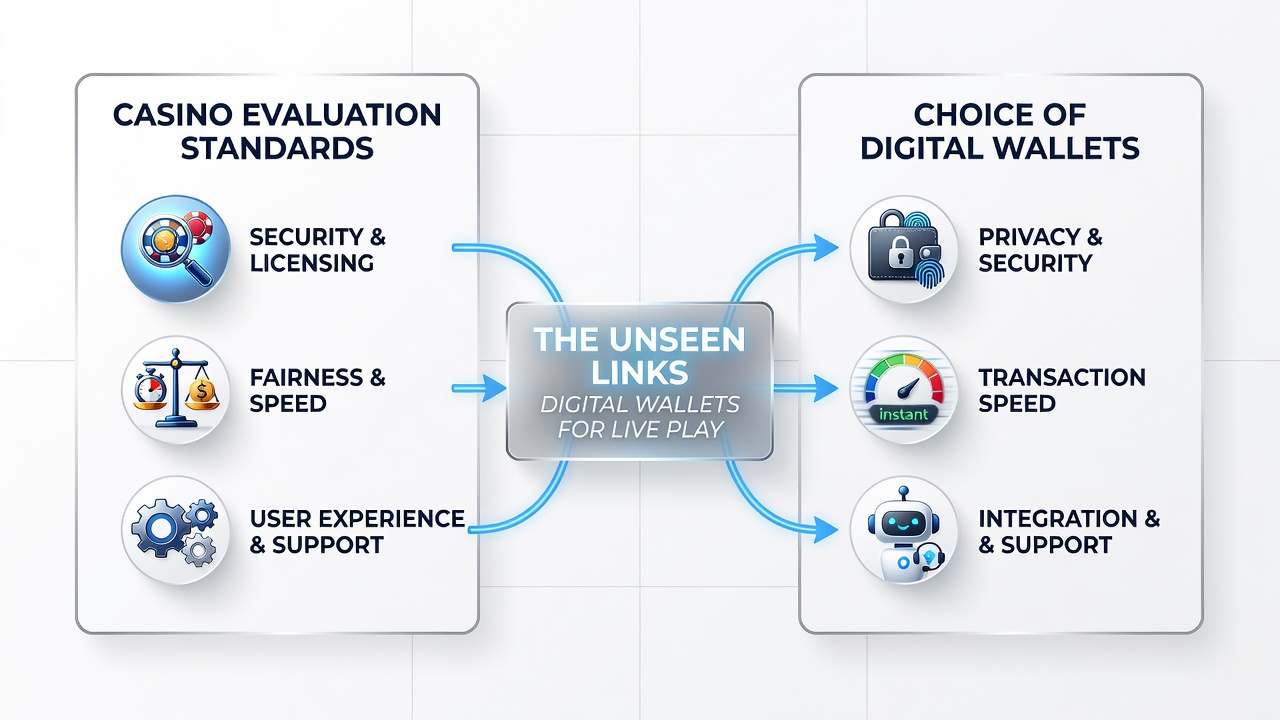 Darstellung von Wallet-Integrationen in Live-Casino-Apps und Bewertungskriterien