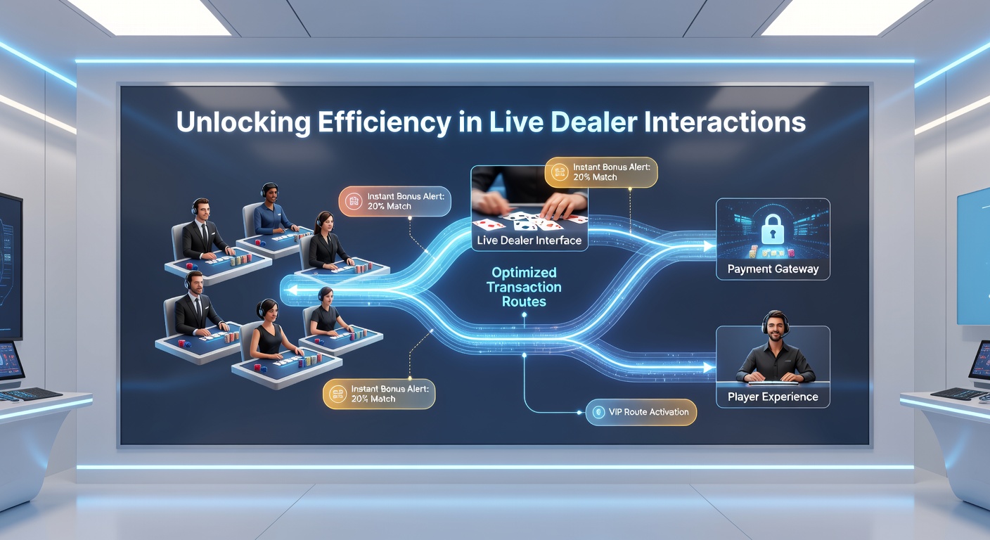 Darstellung von Promotionstools und Transaktionsflüssen in einer Live-Dealer-Casino-Software
